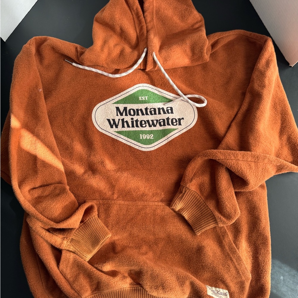 Good Land Co Rust Hoodie with Logo